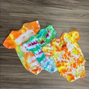 UNLV tie dyed onsie set  Nevada Vegas NCAA baby